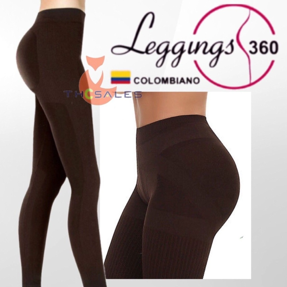 Mid Rise Tummy Control Compression Shaper Leggings - Picture 1 of 3